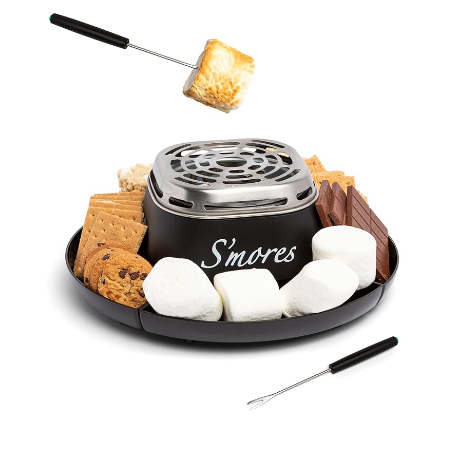 (未使用･未開封品)　Nostalgia SMM200 Electric S&#39;mores Maker by Nostalgia f4u0baa Nostalgia SMM200 Stainless Steel Electric S'Mores Maker with